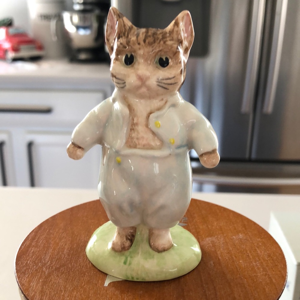 Royal Albert tom kitten, Beatrice, potter figurine, 1989 non-smoking Like new